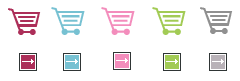 cart and search icons