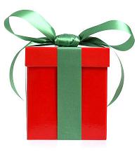 online backup in a gift box